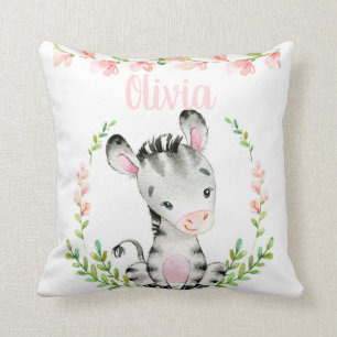 Baby zebra pillow