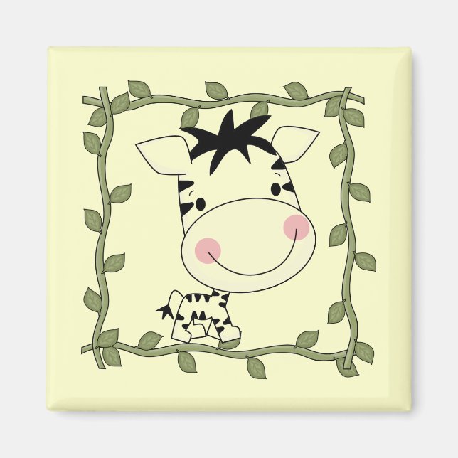 Baby Zebra T-shirts and Gifts Magnet (Front)
