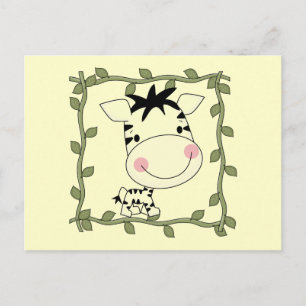 Baby Zebra T-shirts and Gifts Postcard