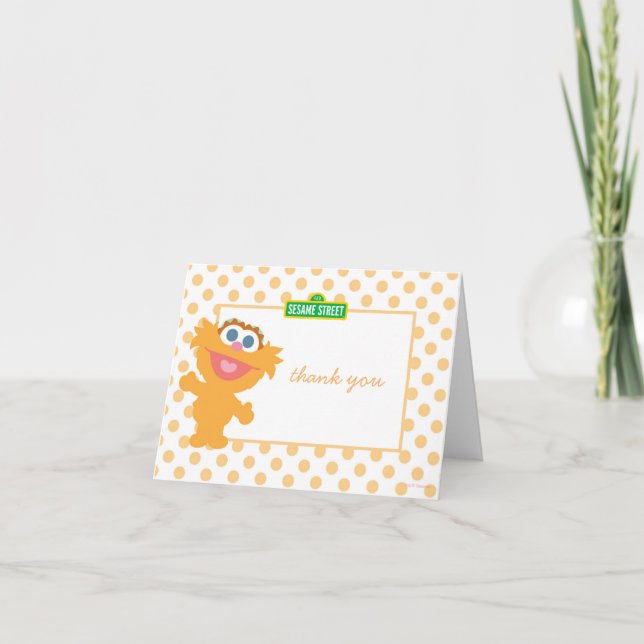 Baby Zoey Merci d'anniversaire (Devant)