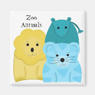 Baby Zoo Animals Magnet