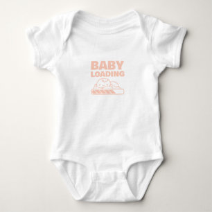 BabyAnnouncement LoadingBar MomToBe Pregnancy Baby Bodysuit
