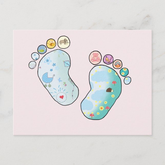 Babyfüsse Postcard (Front)