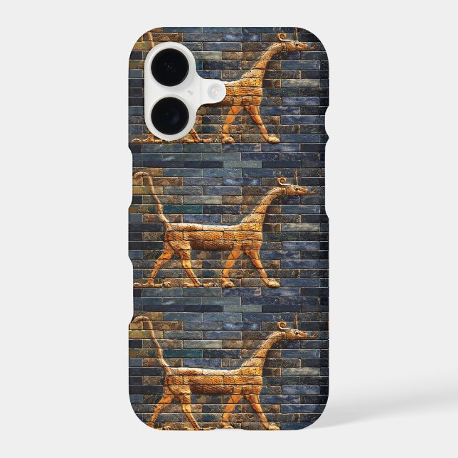 BABYLONIAN SNAKE DRAGONS Antique Assyrian Art  (Back)