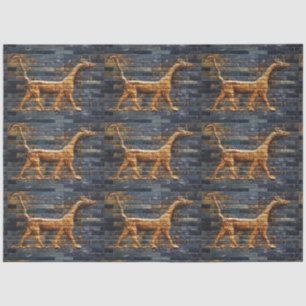 BABYLONIAN SNAKE DRAGONS Antique Assyrian Art Tissue Paper
