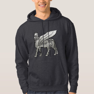 Babylonian Winged Bull Lamassu Hoodie