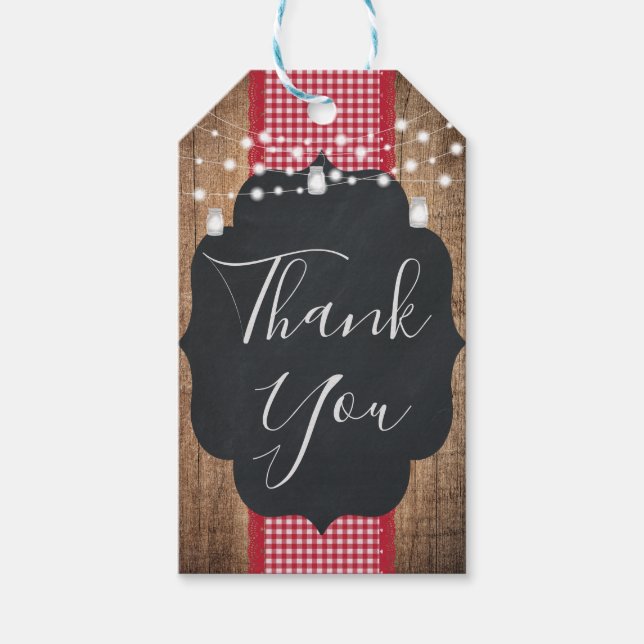 BabyQ BBQ Baby Shower Gift Tag (Front)