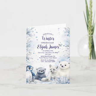 Baby's 1st Birthday Invitation 