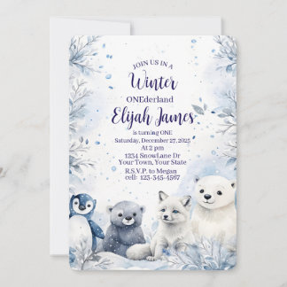 Baby's 1st Birthday Invitation 