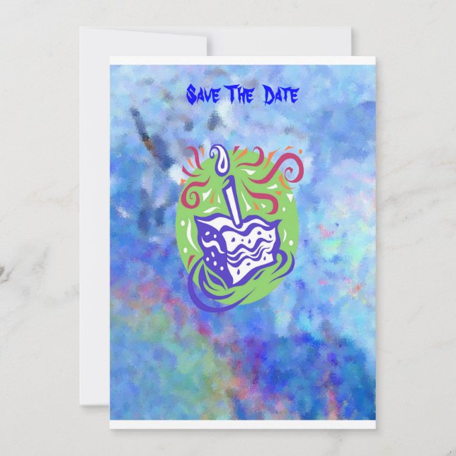 Baby's 1st Birthday Save The Date (Front)