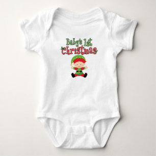 Baby's 1st Christmas Baby Elf Bodysuit