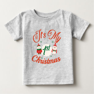 Baby's 1st Christmas  Baby T-Shirt