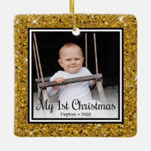 Baby's 1st Christmas Ceramic Ornament