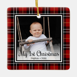 Baby's 1st Christmas Ceramic Ornament