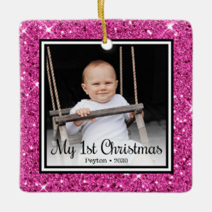Baby's 1st Christmas Ceramic Ornament
