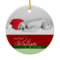 Baby's 1st Christmas Custom Ornament (red)