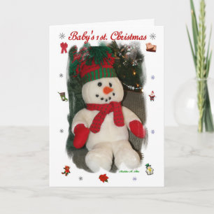 Baby's 1st Christmas Holiday Card
