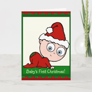Baby's 1st Christmas Holiday Card