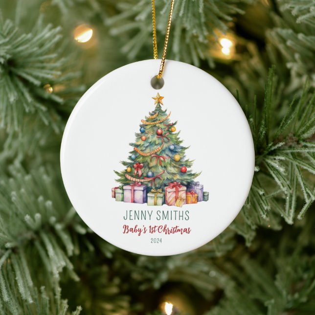 Baby's 1st Christmas Ornament (Tree)
