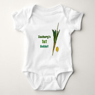Baby's 1st Sukkot Personalized Baby Bodysuit
