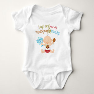 Baby's 1st Thanksgiving & Hanukkah Baby Bodysuit