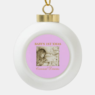 Baby's 1st Xmas Ceramic Ornament (Christmas Tree)