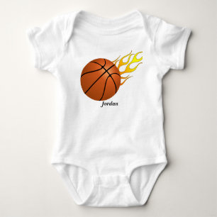 Baby's Basketball Baby Bodysuit