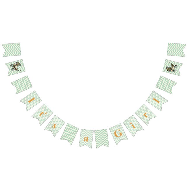 Baby's Blocks Stroller Bunting Banner (All)
