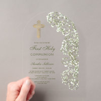 Baby's Breath Arch First Communion