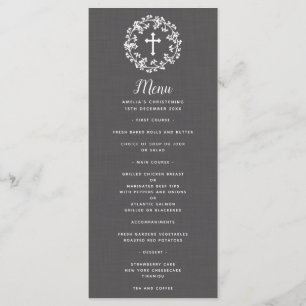 Baby's-breath Christening Menu