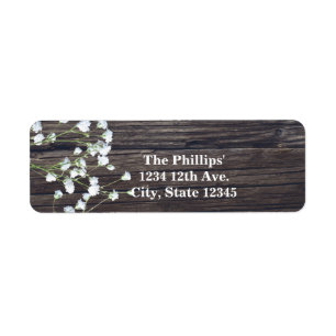 Baby's Breath Floral & Dark Rustic Wood Wedding