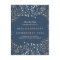 baby's breath gold and navy save the date