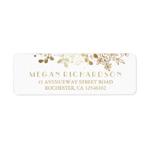 Baby's Breath Gold Floral Elegant Wedding