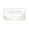 Baby's Breath Gold Foil White Wedding