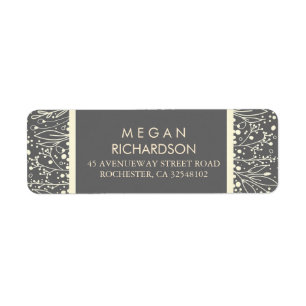 Baby's Breath Gold Frame Floral Wedding