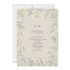 Baby's Breath Monogram Wedding