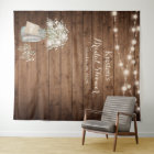 Baby's Breath String Lights Bridal Shower Backdrop