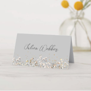 Baby's Breath Wedding Place Card