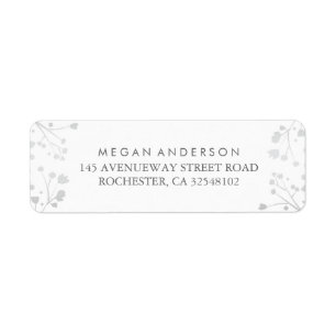 Baby's Breath White and Silver Wedding