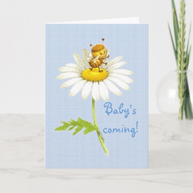 Baby's coming! announcement (Front)