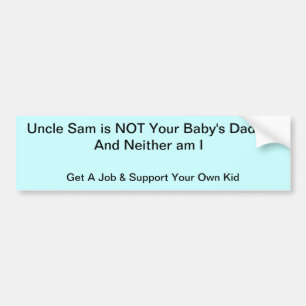 Baby's Daddy Bumper Sticker