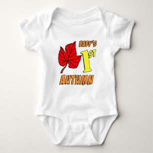 Baby's First Autumn Baby Bodysuit