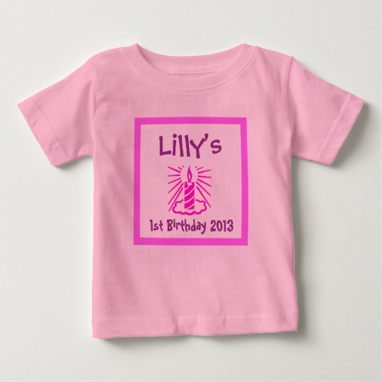 baby's first Birthday, baby's 1st Baby T-Shirt