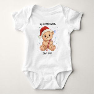 Baby's First Christmas Baby Bodysuit