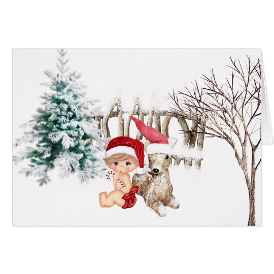 Baby's First Christmas Card