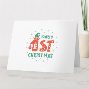 Baby's First Christmas  Card