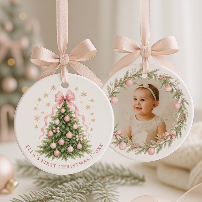 Baby's First Christmas Ceramic Ornament (Creator Uploaded)