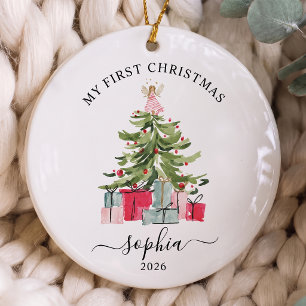 Baby's First Christmas Ceramic Ornament
