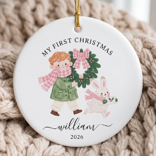 Baby's First Christmas Ceramic Ornament