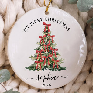 Baby's First Christmas Ceramic Ornament